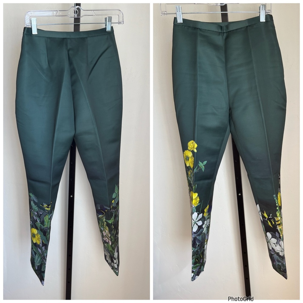Ted Baker 3 Piece Botanical Pant Blazer Top Set Ted Baker size 0 = 2 - Picture 5 of 5